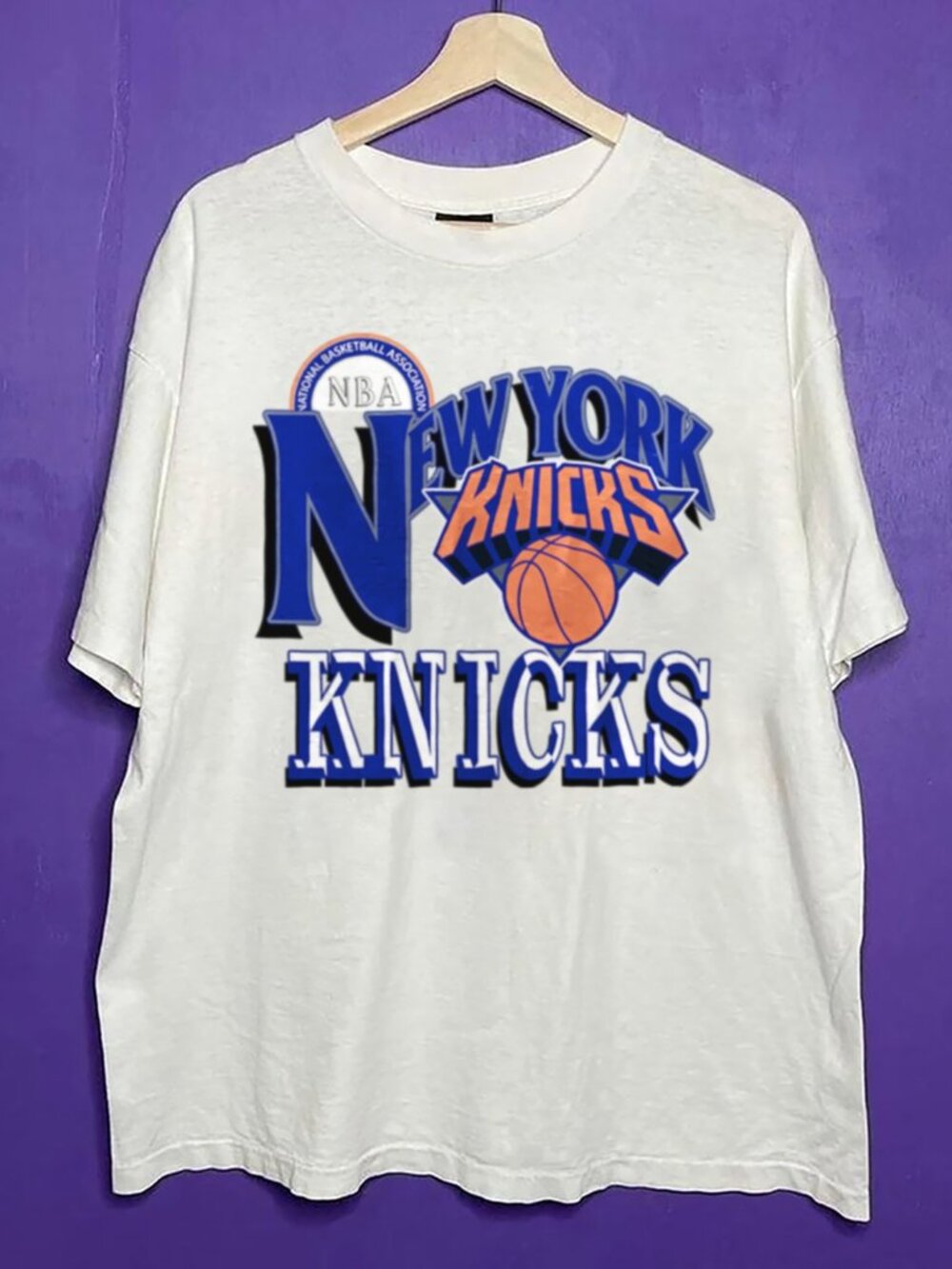 90s Vintage NBA New York Knicks Shirt, Retro New York Knicks Basketball Shirt